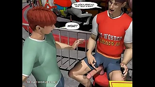 CHARLIE AT THE CARNIVAL: 3D Unconcerned World Comics